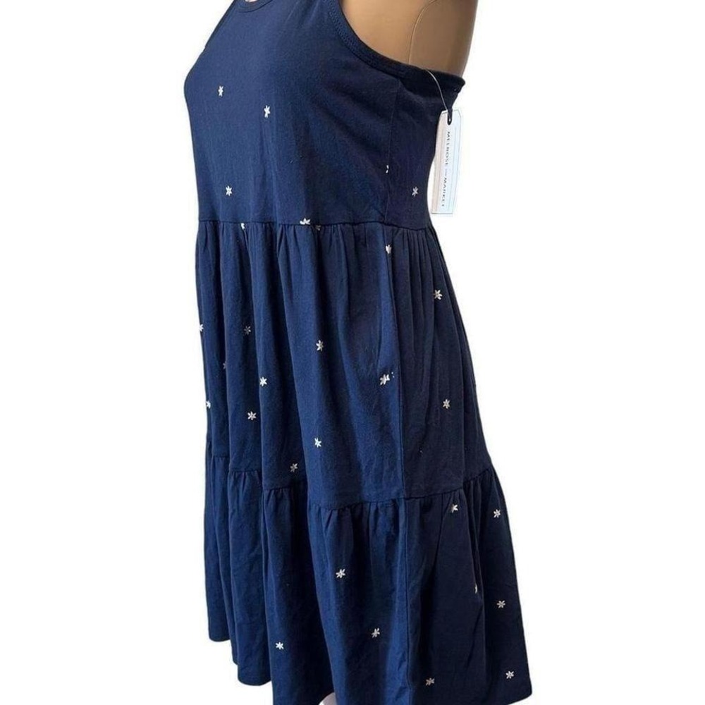 Melrose & Market blue white polka dot dress size 14-16 - Picture 4 of 7